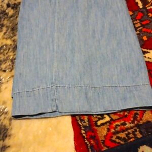MADEWELL Soft Denim Wide Leg Gauchos Size Small